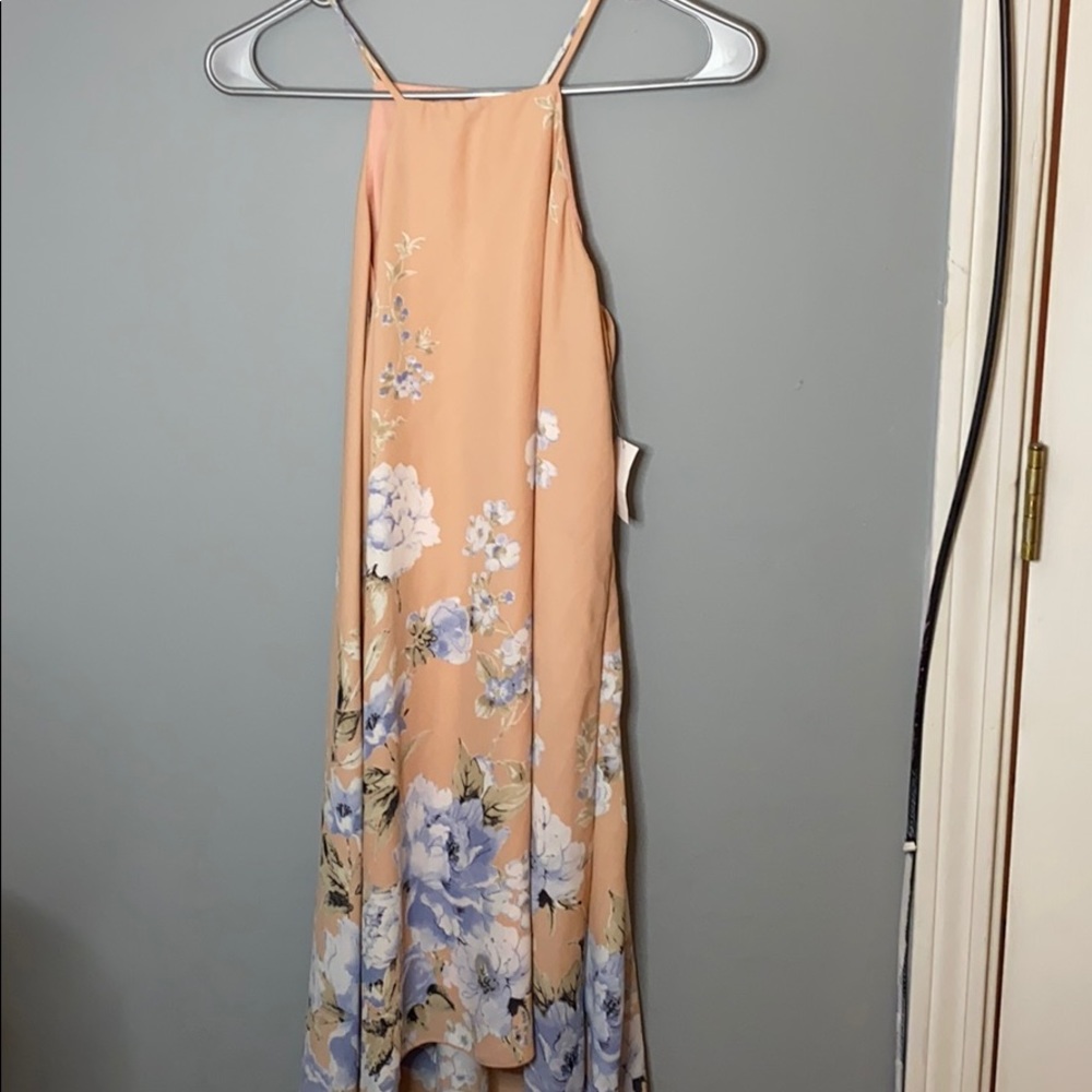 High-Low Flower Dress